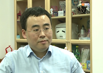 哔哩哔哩弹幕网董事长陈睿 记者 宋立峰/摄