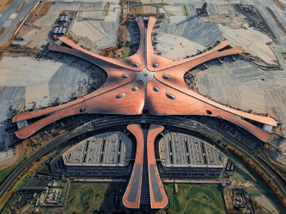 北京大兴国际机场今天上午试飞有哪些机型参与?