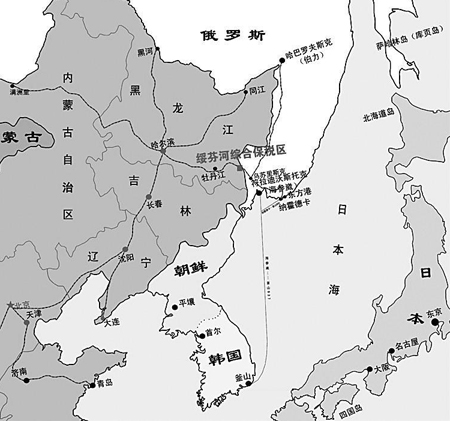 绥芬河区位优越交通便利
