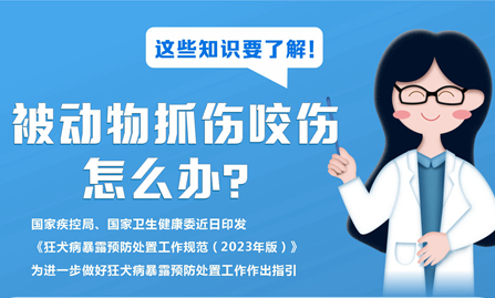 被动物抓伤咬伤怎么办　这些知识要了解