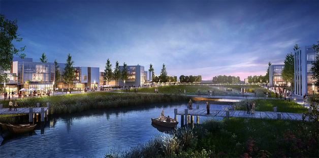 人工智能未来小镇大师湾效果图