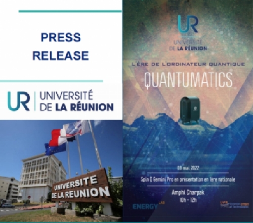 官宣量旋科技双子座量子计算机闪耀法国留尼汪大学新闻发布会