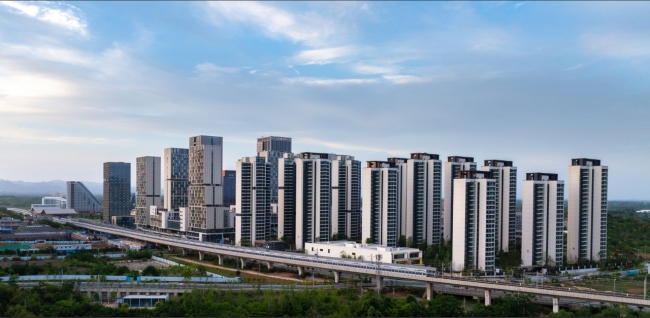 三岔TOD实景。成都轨道集团