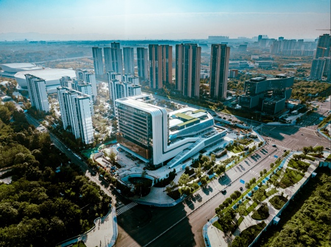 陆肖TOD酒店项目实景。成都轨道集团供图 (2)